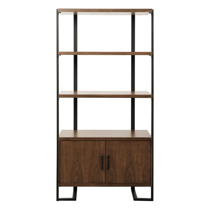 Sedley Bookcase in Walnut 5415RF-17 - LasVegasFurnitureOnline.com