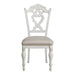 Cinderella Chair in Antique White with Grey Rub-Through 1386NW-11C - LasVegasFurnitureOnline.com