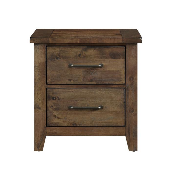 Jerrick Nightstand in Burnished Brown 1957-4 - LasVegasFurnitureOnline.com