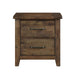 Jerrick Nightstand in Burnished Brown 1957-4 - LasVegasFurnitureOnline.com
