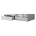 Galen Storage Boxes in White B2053W-T - LasVegasFurnitureOnline.com