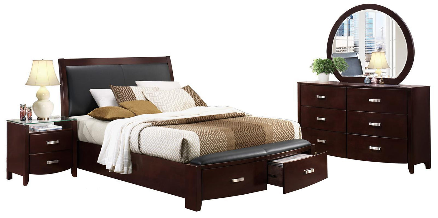 Lyric 6 Drawer Dresser in Dark Espresso 1737NC-5 - LasVegasFurnitureOnline.com
