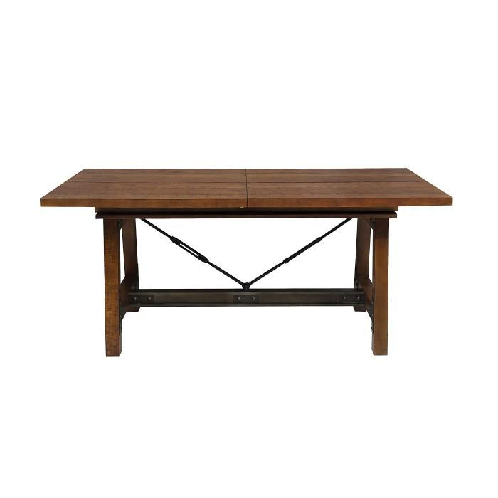 Holverson Dining Table in Rustic Brown 1715-94 - LasVegasFurnitureOnline.com
