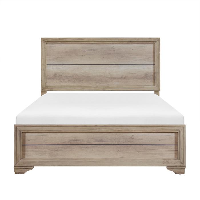 Lonan Twin Panel Bed in Natural 1955T-1 - LasVegasFurnitureOnline.com
