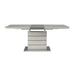 Glissand Dining Table in White & Gray 5599-71 - LasVegasFurnitureOnline.com
