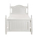 Clementine Twin Bed in White B1799T-1 - LasVegasFurnitureOnline.com