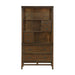 Frazier Bookcase in Brown Cherry 1649-18 - LasVegasFurnitureOnline.com
