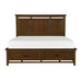 Frazier Queen Upholstered Storage Platform Bed in Dark Cherry 1649-1 - LasVegasFurnitureOnline.com