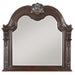 Cavalier Mirror in Dark Cherry 1757-6 - LasVegasFurnitureOnline.com