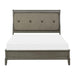 Cotterill Queen Upholstered Sleigh Bed in Gray 1730GY-1 - LasVegasFurnitureOnline.com