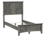 Garcia Queen Panel Bed in Gray 2046-1 - LasVegasFurnitureOnline.com