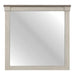 Arcadia Mirror in White & Weathered Gray 1677-6 - LasVegasFurnitureOnline.com