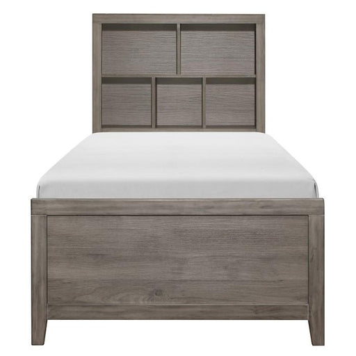 Woodrow Twin Platform Bed in Gray 2042NBT-1 - LasVegasFurnitureOnline.com