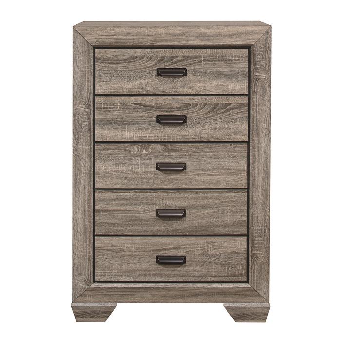 Beechnut 5 Drawer Chest in Natural 1904-9 - LasVegasFurnitureOnline.com