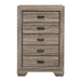Beechnut 5 Drawer Chest in Natural 1904-9 - LasVegasFurnitureOnline.com