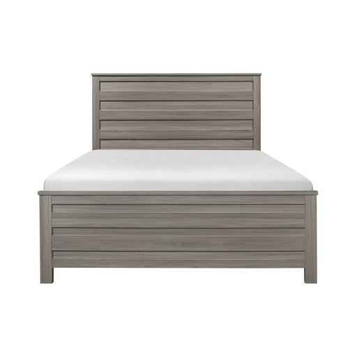 Waldorf Queen Panel Bed in Dark Gray 1902-1 - LasVegasFurnitureOnline.com