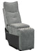 Tesoro Power Double Reclining Loveseat in Dark Gray 9509DG-2CNPWH - LasVegasFurnitureOnline.com