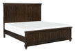 Cardona Queen Panel Bed in Driftwood Charcoal 1689-1 - LasVegasFurnitureOnline.com