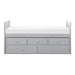 Orion Twin/Twin Trundle Bed w/ 2 Storage in Gray B2063PR-1 - LasVegasFurnitureOnline.com