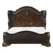 Royal Highlands Queen Upholstered Panel Bed in Rich Cherry 1603-1 - LasVegasFurnitureOnline.com