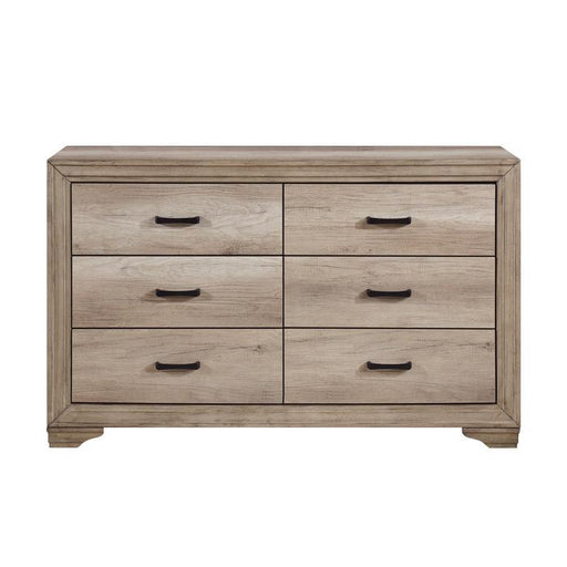 Lonan 6 Drawer Dresser in Natural 1955-5 - LasVegasFurnitureOnline.com