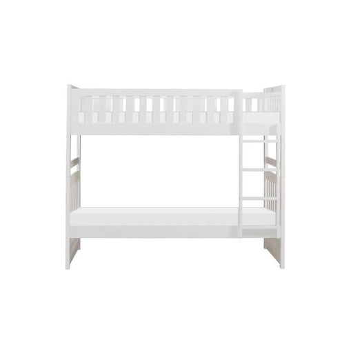Galen Twin/Twin Bunk Bed in White B2053W-1 - LasVegasFurnitureOnline.com