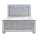 Allura Full Panel Bed in Silver 1916F-1 - LasVegasFurnitureOnline.com