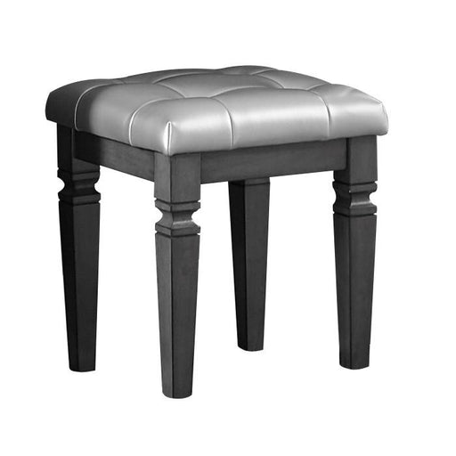 Allura Vanity Stool in Gray 1916GY-14 - LasVegasFurnitureOnline.com