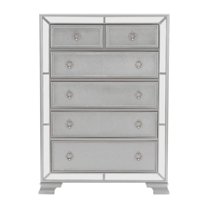 Avondale Chest in Silver 1646-9 - LasVegasFurnitureOnline.com