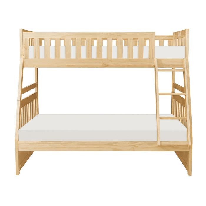 Bartly Twin/Full Bunk Bed in Natural B2043TF-1 - LasVegasFurnitureOnline.com