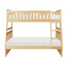 Bartly Twin/Full Bunk Bed in Natural B2043TF-1 - LasVegasFurnitureOnline.com