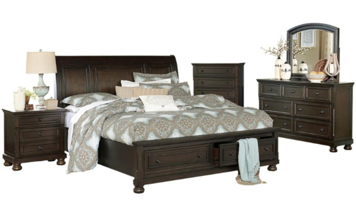 Begonia Queen Platform Bed in Gray 1718GY-1 - LasVegasFurnitureOnline.com