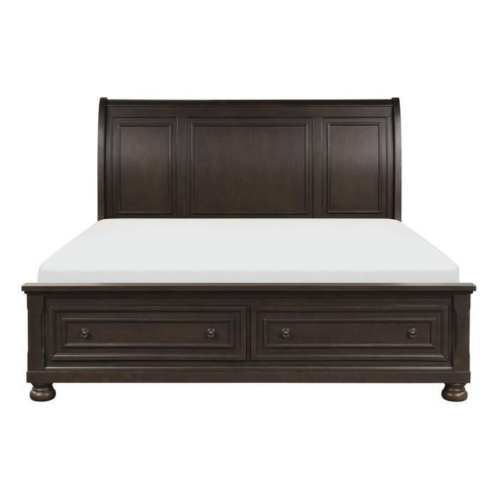 Begonia Queen Platform Bed in Gray 1718GY-1 - LasVegasFurnitureOnline.com
