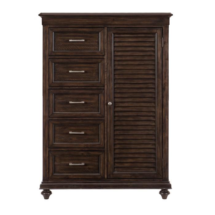Cardona Queen Panel Bed in Driftwood Charcoal 1689-1 - LasVegasFurnitureOnline.com
