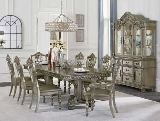 Catalonia Dining Table in Platinum Gold 1824PG-112* - LasVegasFurnitureOnline.com