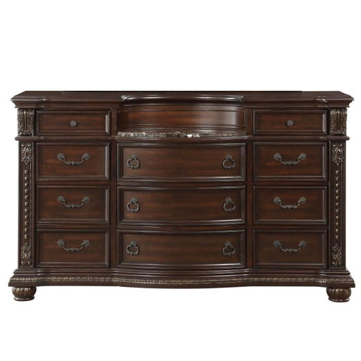 Cavalier Dresser in Dark Cherry 1757-5 - LasVegasFurnitureOnline.com