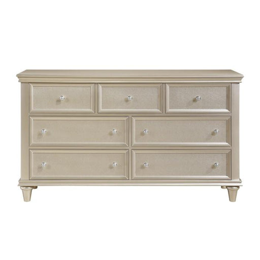 Celandine 7 Drawer Dresser in Silver 1928-5 - LasVegasFurnitureOnline.com