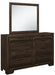 Chesky Mirror in Warm Espresso 1753-6 - LasVegasFurnitureOnline.com