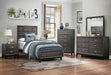 Davi Twin Panel Bed in Gray 1645T-1 - LasVegasFurnitureOnline.com