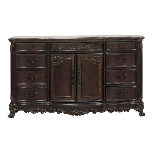 Deryn Park 9 Drawer Dresser in Cherry 2243-5 - LasVegasFurnitureOnline.com