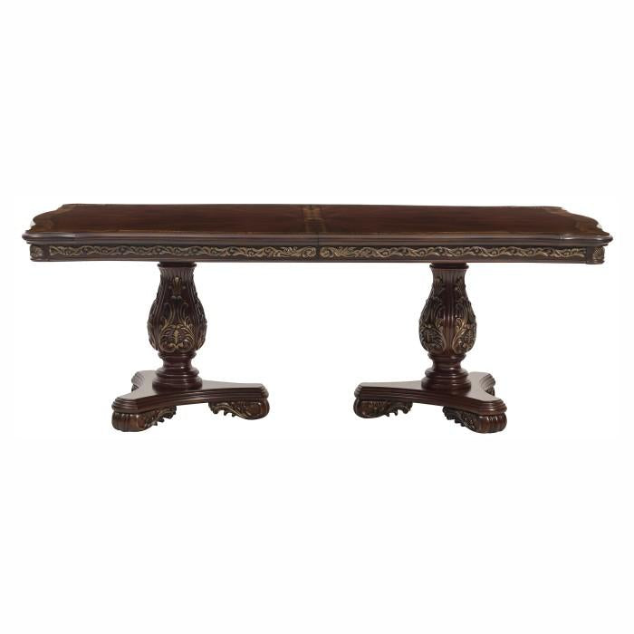 Deryn Park Dining Table in Dark Cherry 2243-114 - LasVegasFurnitureOnline.com