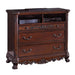 Deryn Park Queen Poster Bed in Cherry 2243-1 - LasVegasFurnitureOnline.com