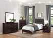 Edina Full Panel Bed in Espresso-Hinted Cherry 2145F-1 - LasVegasFurnitureOnline.com