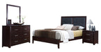 Edina Queen Panel Bed in Espresso-Hinted Cherry 2145-1 - LasVegasFurnitureOnline.com