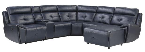 Avenue Left Side Reclining Chair in Navy 9469NVB-LR - LasVegasFurnitureOnline.com