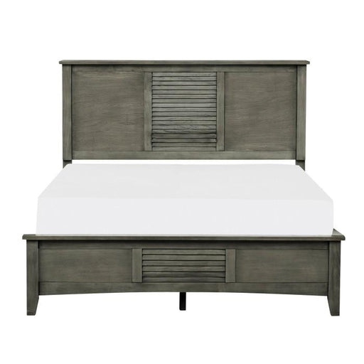 Garcia Full Panel Bed in Gray 2046F-1 - LasVegasFurnitureOnline.com