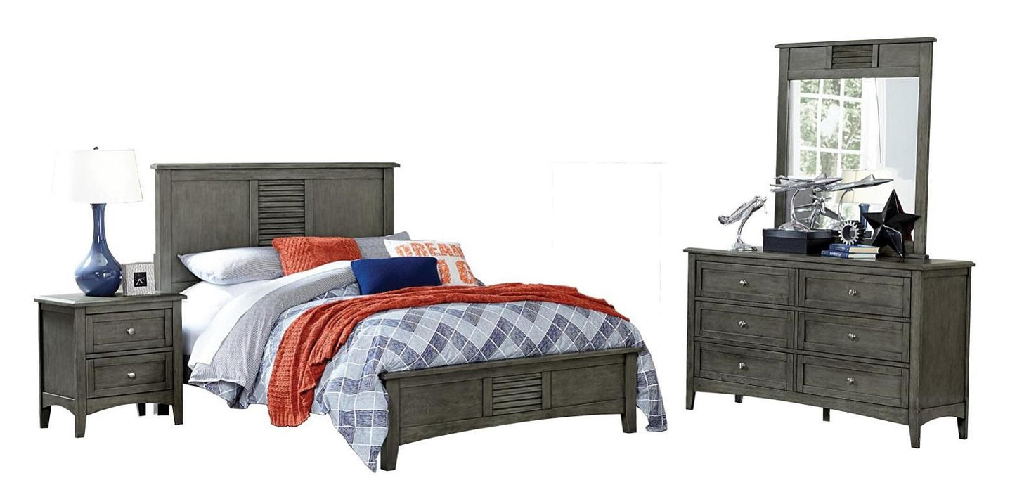 Garcia 2 Drawer Nightstand in Gray 2046-4 - LasVegasFurnitureOnline.com