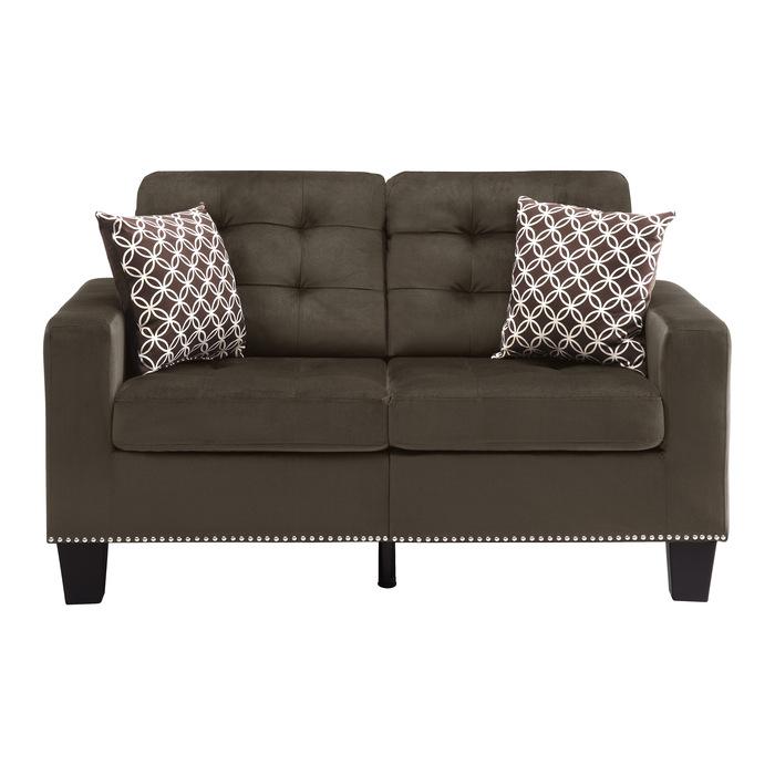Lantana Loveseat in Chocolate 9957CH-2 - LasVegasFurnitureOnline.com