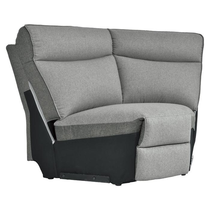 Maroni Corner Seat in Dark Gray/Light Gray 8259-CR - LasVegasFurnitureOnline.com