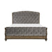 Rachelle Queen Sleigh Bed in Weathered Pecan 1693-1 - LasVegasFurnitureOnline.com